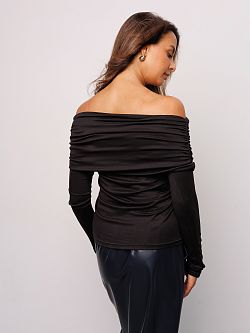 417BLK Лонгслив женский