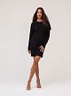 072-1BLK Платье трикотажное