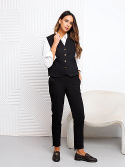 406BLK  Жилет женский