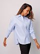 416BLU  Рубашка женская