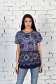 092BLU Туника трикотажная
