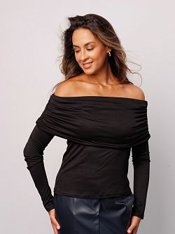 417BLK Лонгслив женский