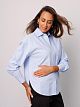 416BLU  Рубашка женская