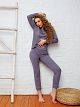 336-1GRY  Пижама трикотажная женская