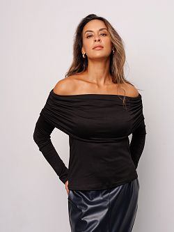 417BLK Лонгслив женский