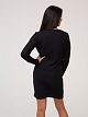 072-1BLK Платье трикотажное