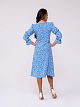 296BLU  Платье женское