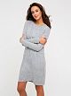 040-1GRY Платье трикотажное