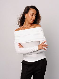 417WHT Лонгслив женский