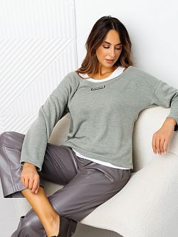 426GRY Лонгслив женский