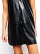 200BLW Платье из экокожи